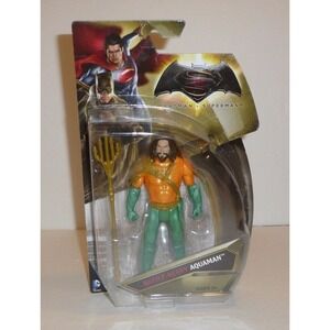 Battle Ready Aquaman Action Figure DC Comics Movie Version Jason Momoa Trident
